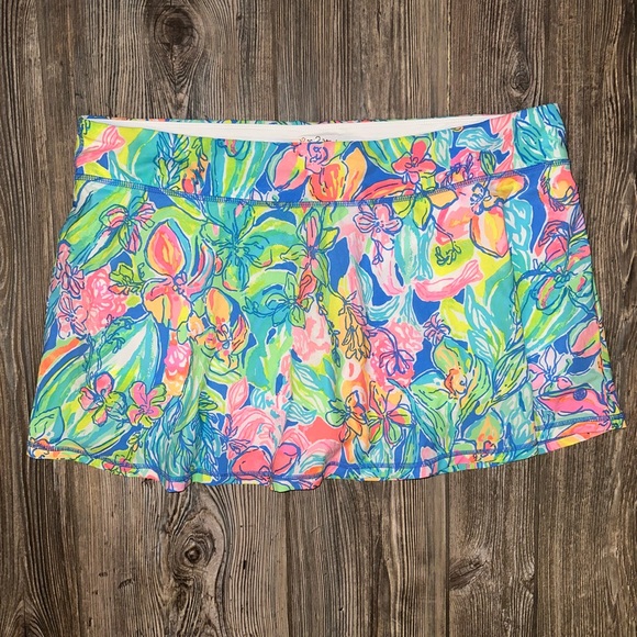 💜 SOLD 💜 Lilly Pulitzer Alia Skort Surf Gypsy - Picture 2 of 9